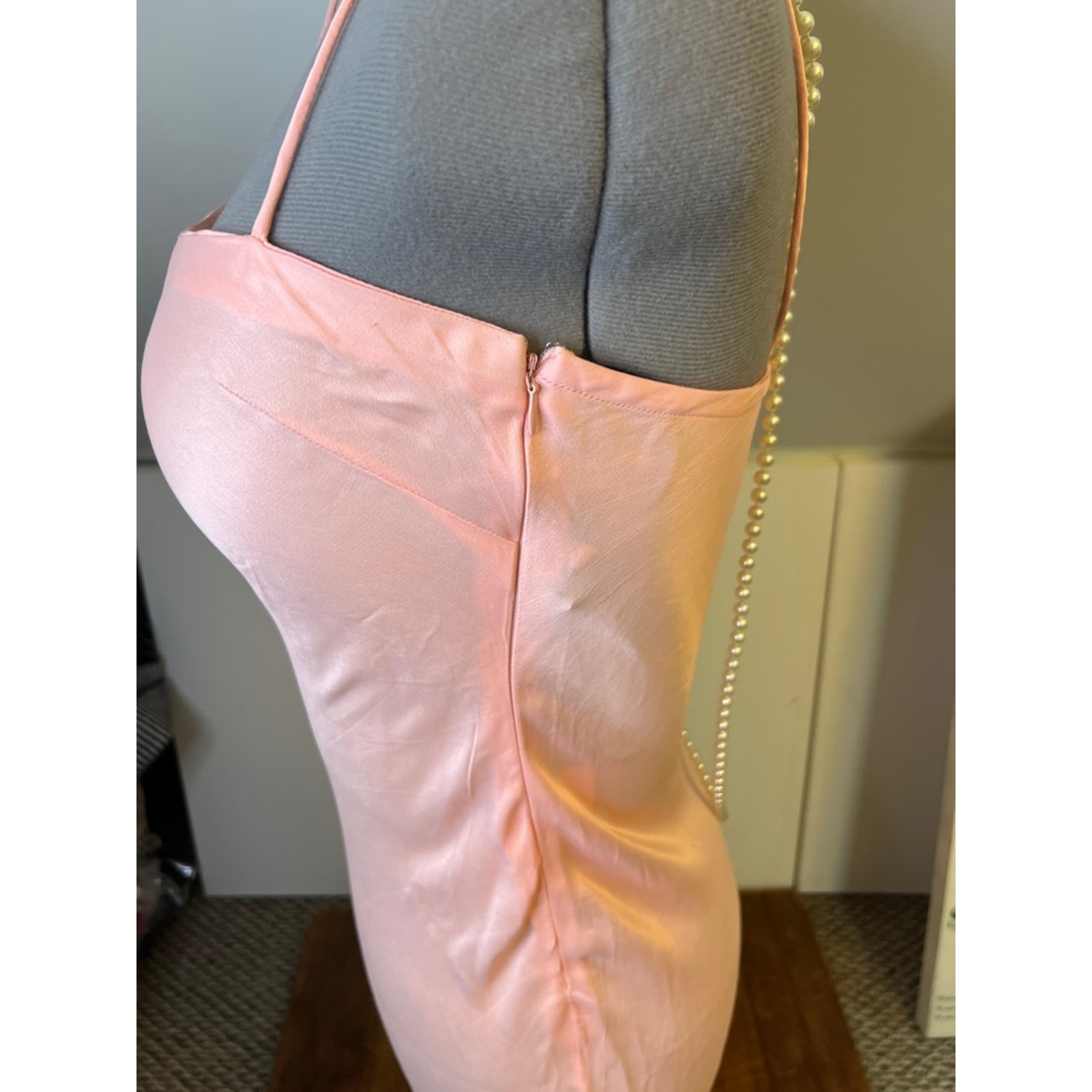 Summer Away Elegant Pink Slip Maxi Dress - Classic Women's Evening Gown Nwt New — image 3 of 6